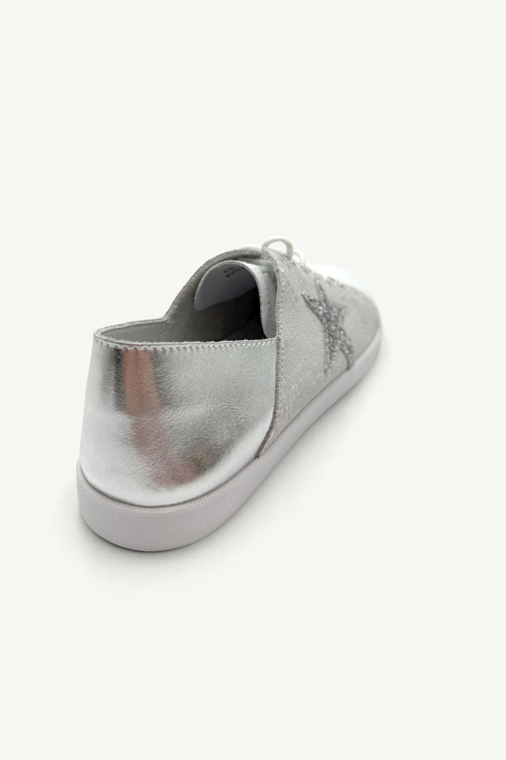 Julz Vicki Sneaker - White Toe / Metallic / Snake