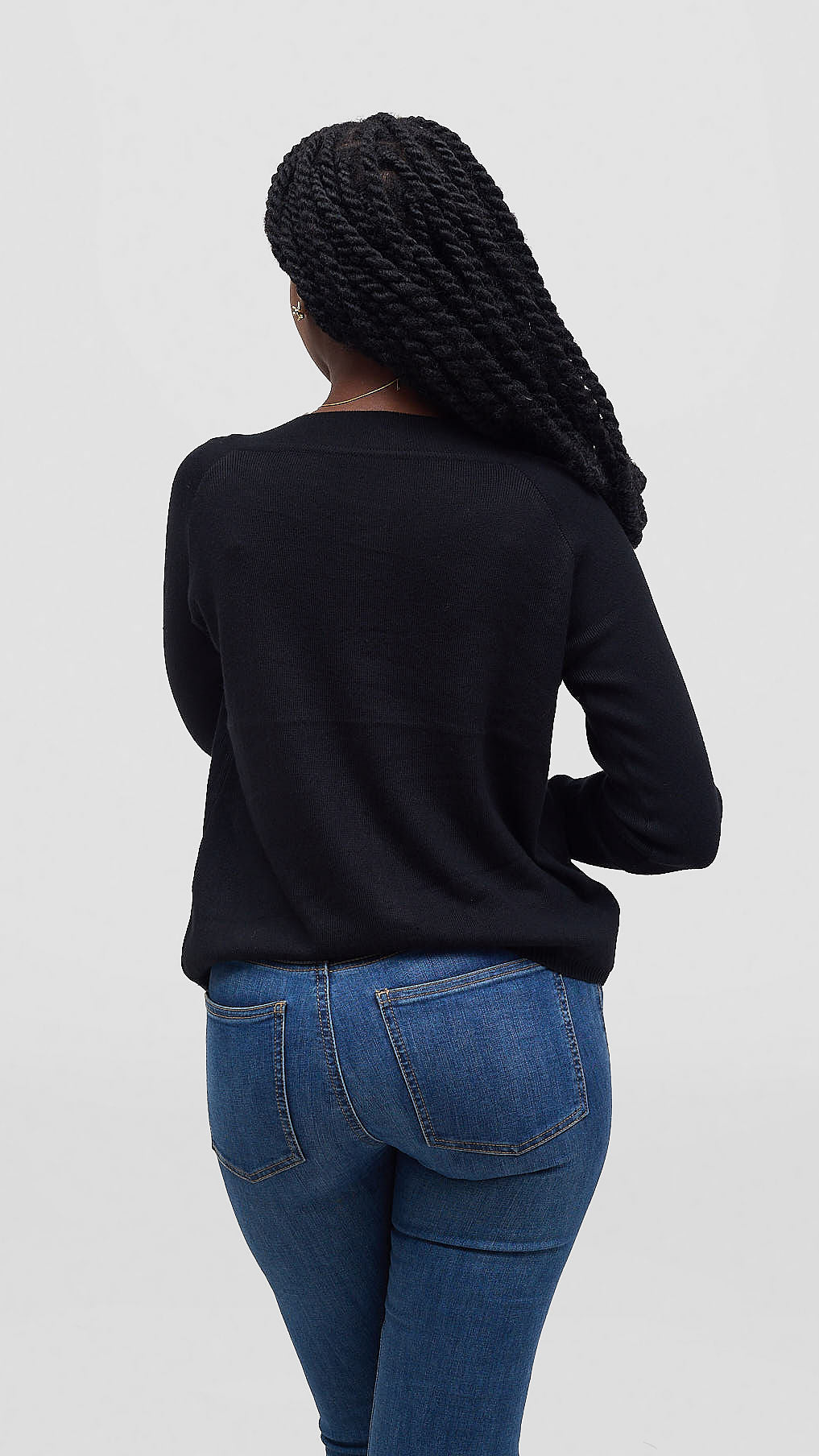 The Fashion Frenzy Mock Button Cardigan - Black