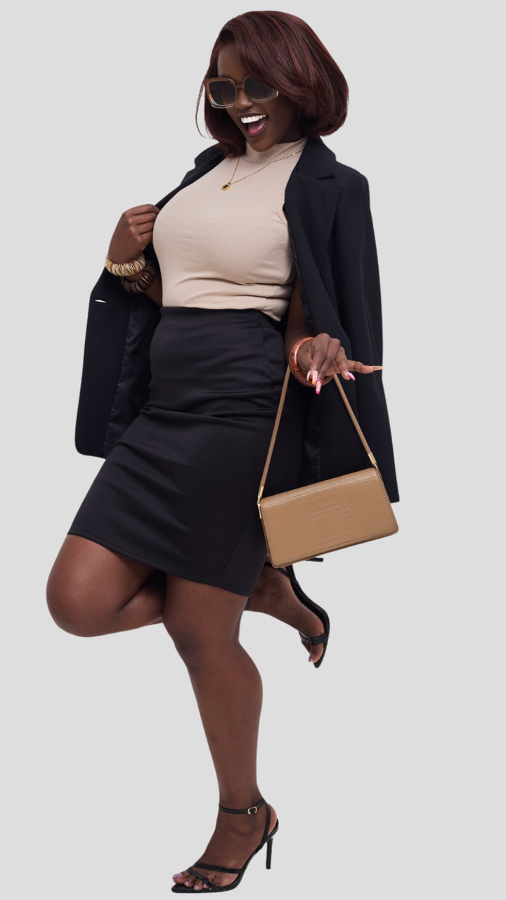 The Fashion Frenzy Celine Long Sleeved Tailored Blazer - Black