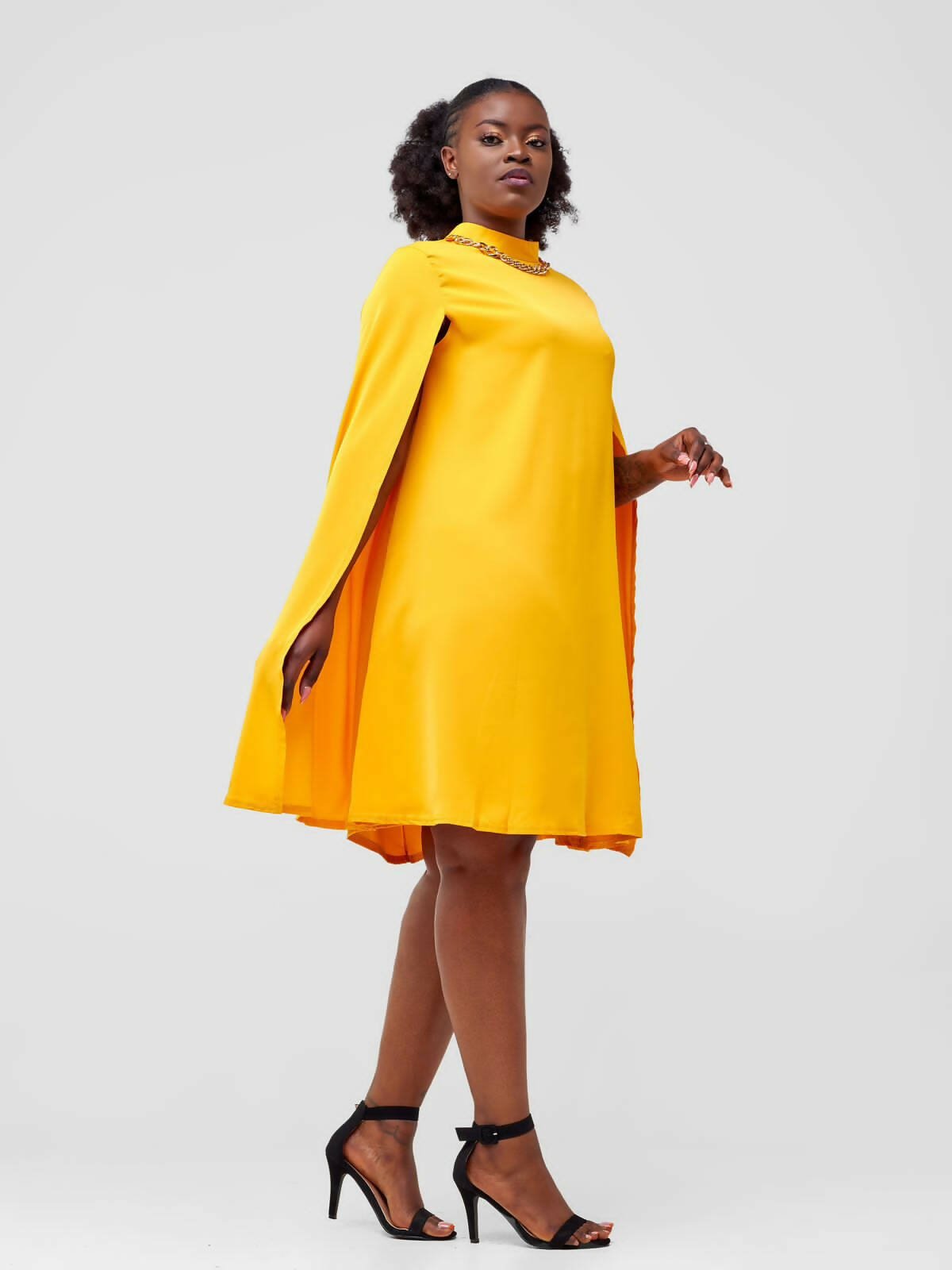 StylishSisters Dress - Mustard - Shopzetu