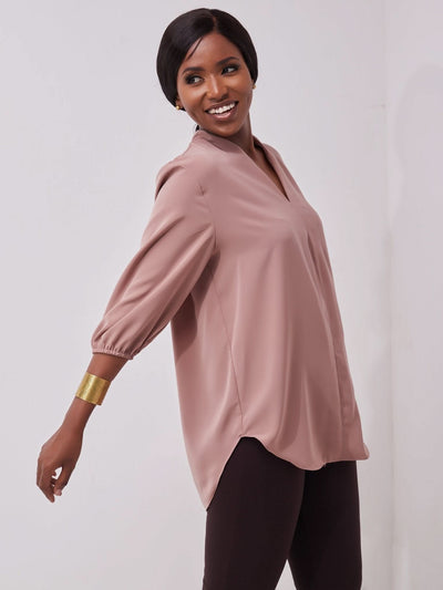 Vivo Dua Shirt - Peach - Shopzetu
