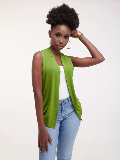 Vivo Basic Sleeveless Sienna Waterfall - Hunters Green - Shopzetu