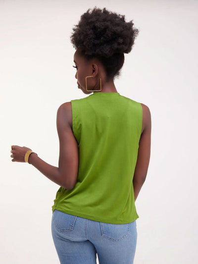 Vivo Basic Sleeveless Sienna Waterfall - Hunters Green - Shopzetu