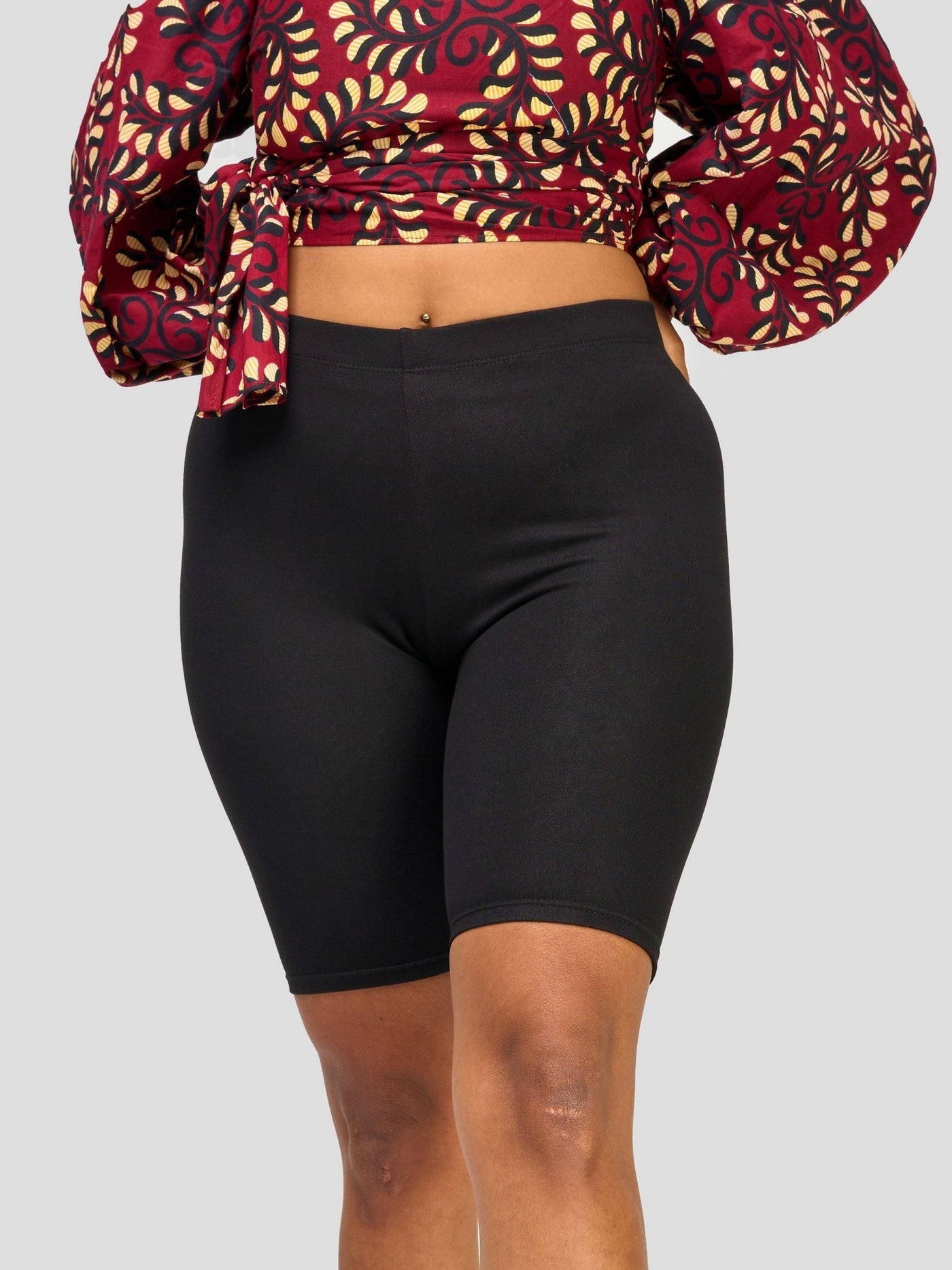 Vivo Essentials Biker Shorts - Black - Shopzetu