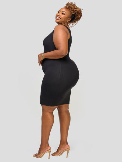 Vivo Essentials Bodycon - Black - Shopzetu