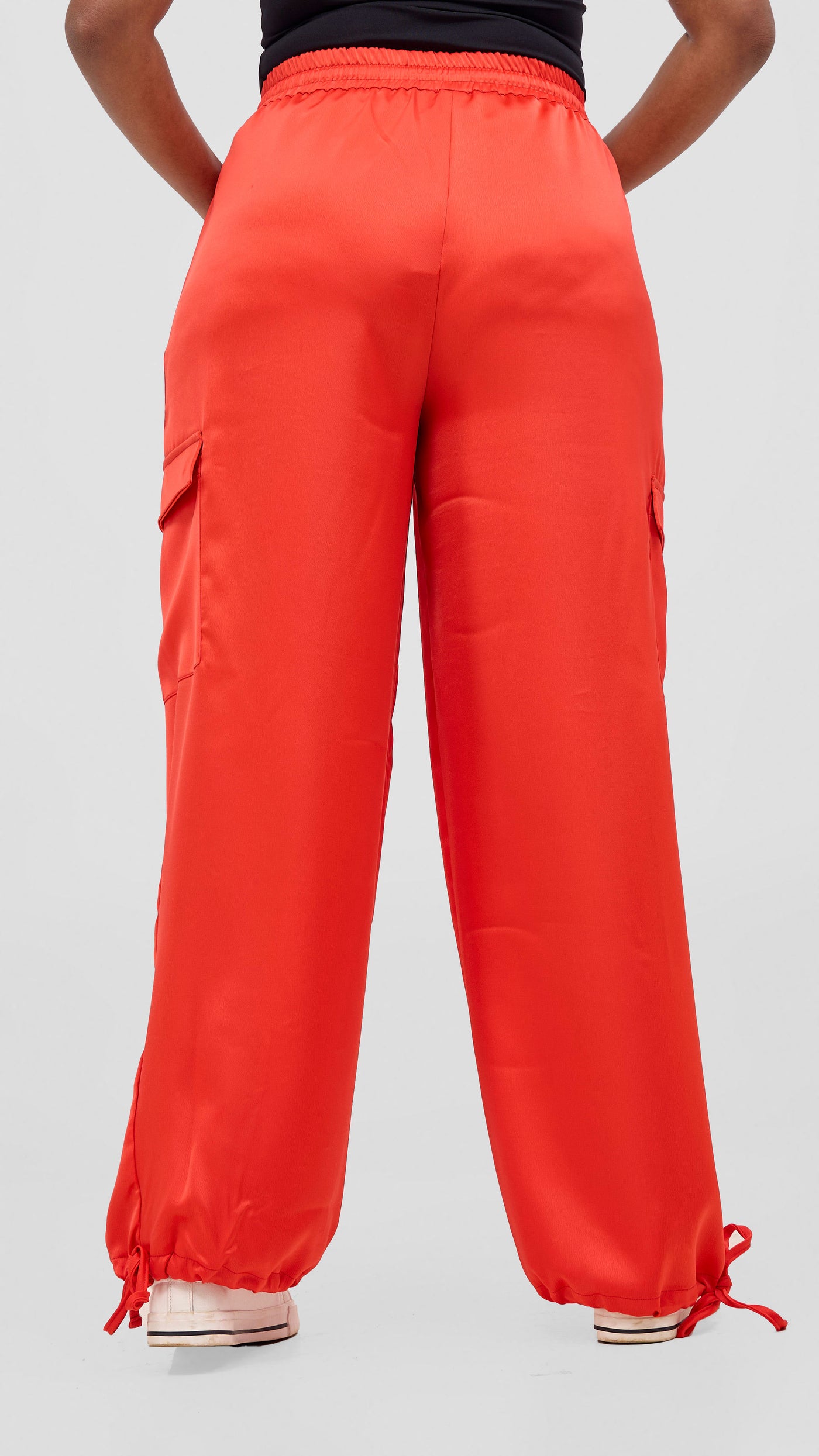 Zoya Luna Cargo Pants - Red