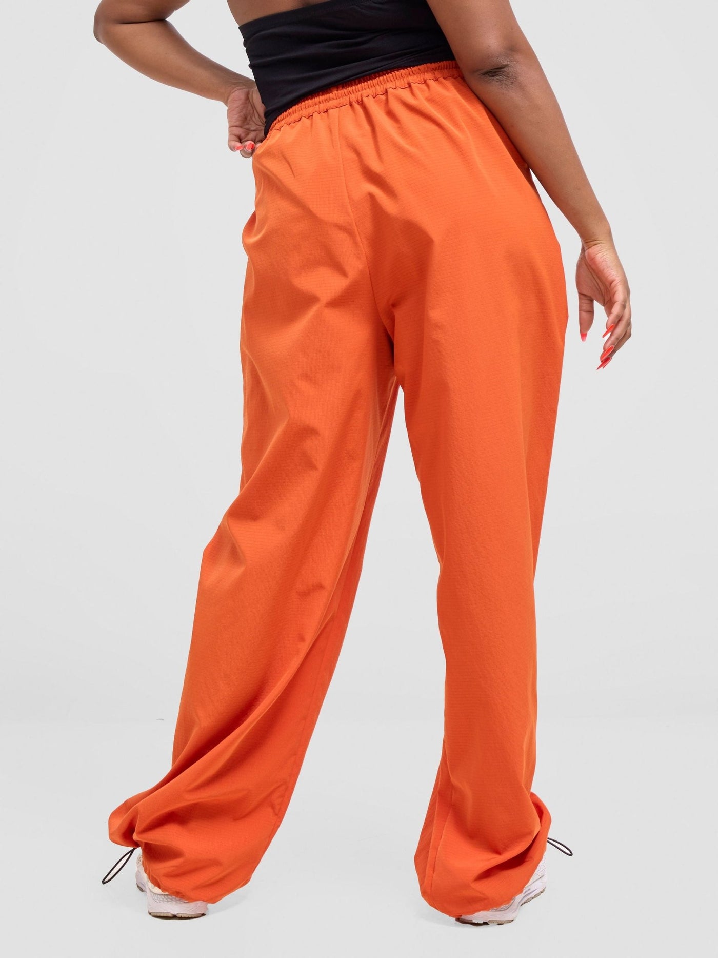 Zoya Vasha Track Pants With Pockets - Rust - Shopzetu