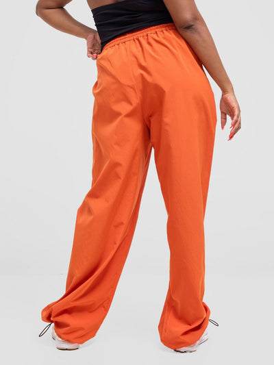 Zoya Vasha Track Pants With Pockets - Rust - Shopzetu