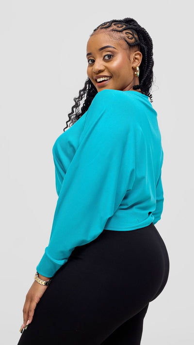 Vivo Bana Batwing Top - Sea Green - Shopzetu