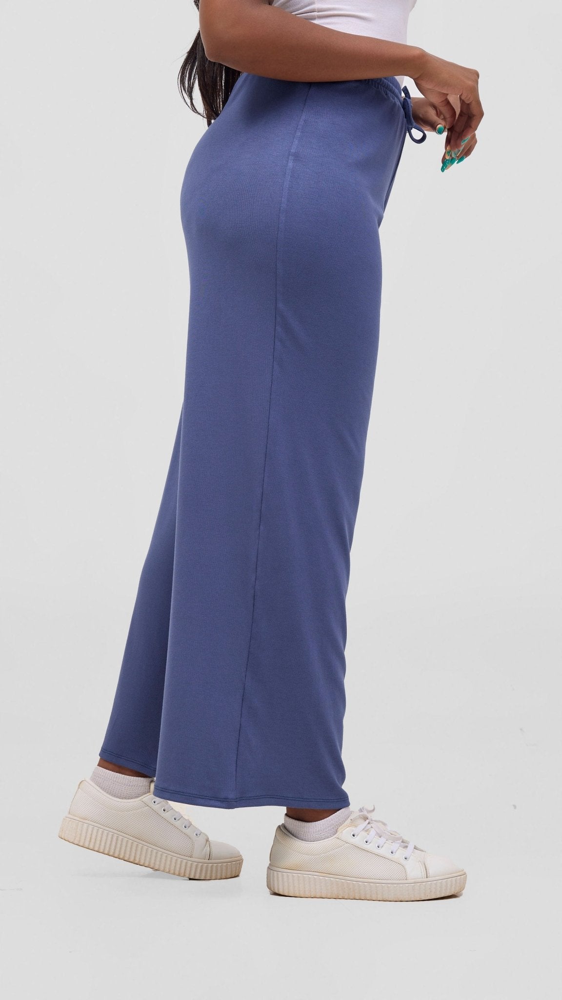 Safari Lounge Pants - Powder Blue - Shopzetu