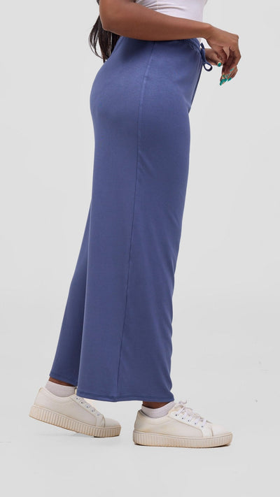Safari Lounge Pants - Powder Blue - Shopzetu