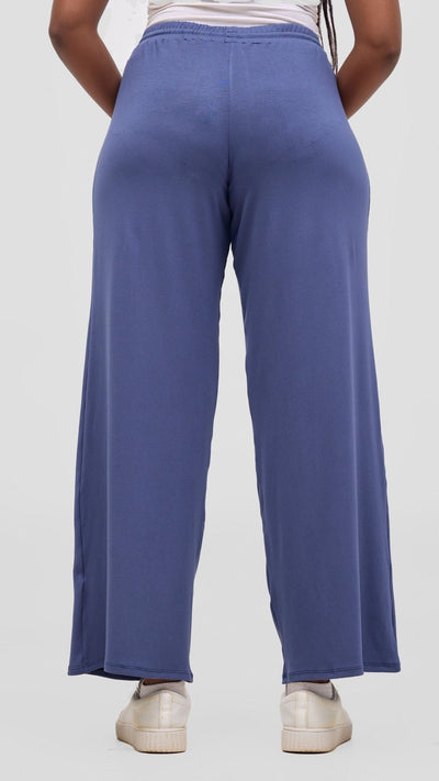 Safari Lounge Pants - Powder Blue - Shopzetu