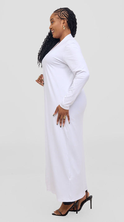 Vivo Basic Leila Maxi Waterfall - White - Shopzetu