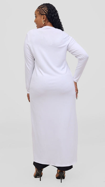 Vivo Basic Leila Maxi Waterfall - White - Shopzetu