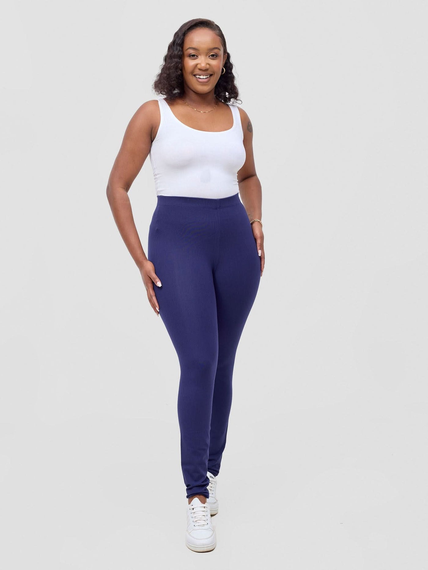 Vivo Basic Leggings - Navy Blue