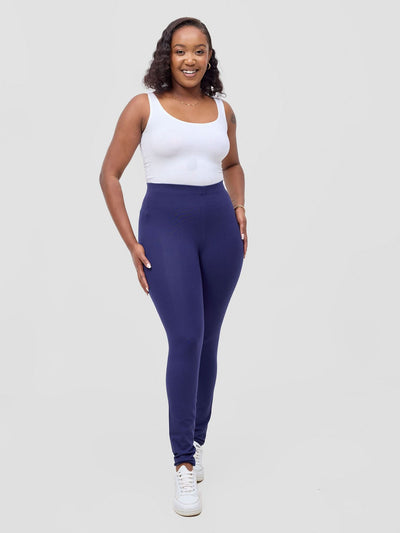 Vivo Basic Leisure Pants - Navy Blue