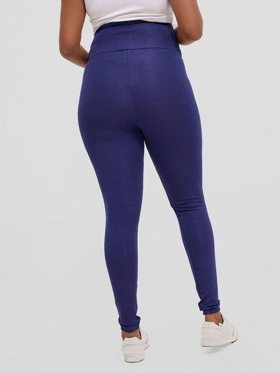 Vivo Basic Maternity Leggings - Navy Blue - Shopzetu