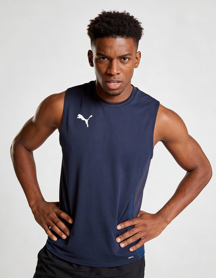 Teamgoal Sleeveless Puma Navy-Puma White