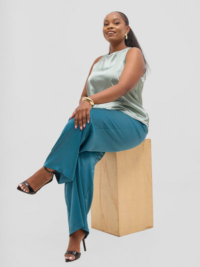 Vivo Yene Layered Top - Mint Green - Shopzetu