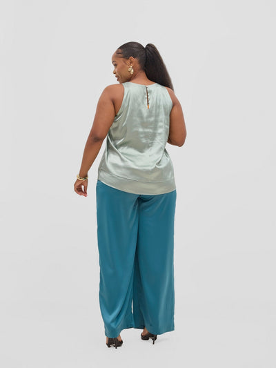Vivo Yene Layered Top - Mint Green - Shopzetu