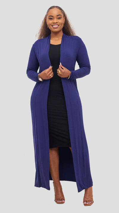 Vivo Basic Extra Long Lily Waterfall - Navy Blue