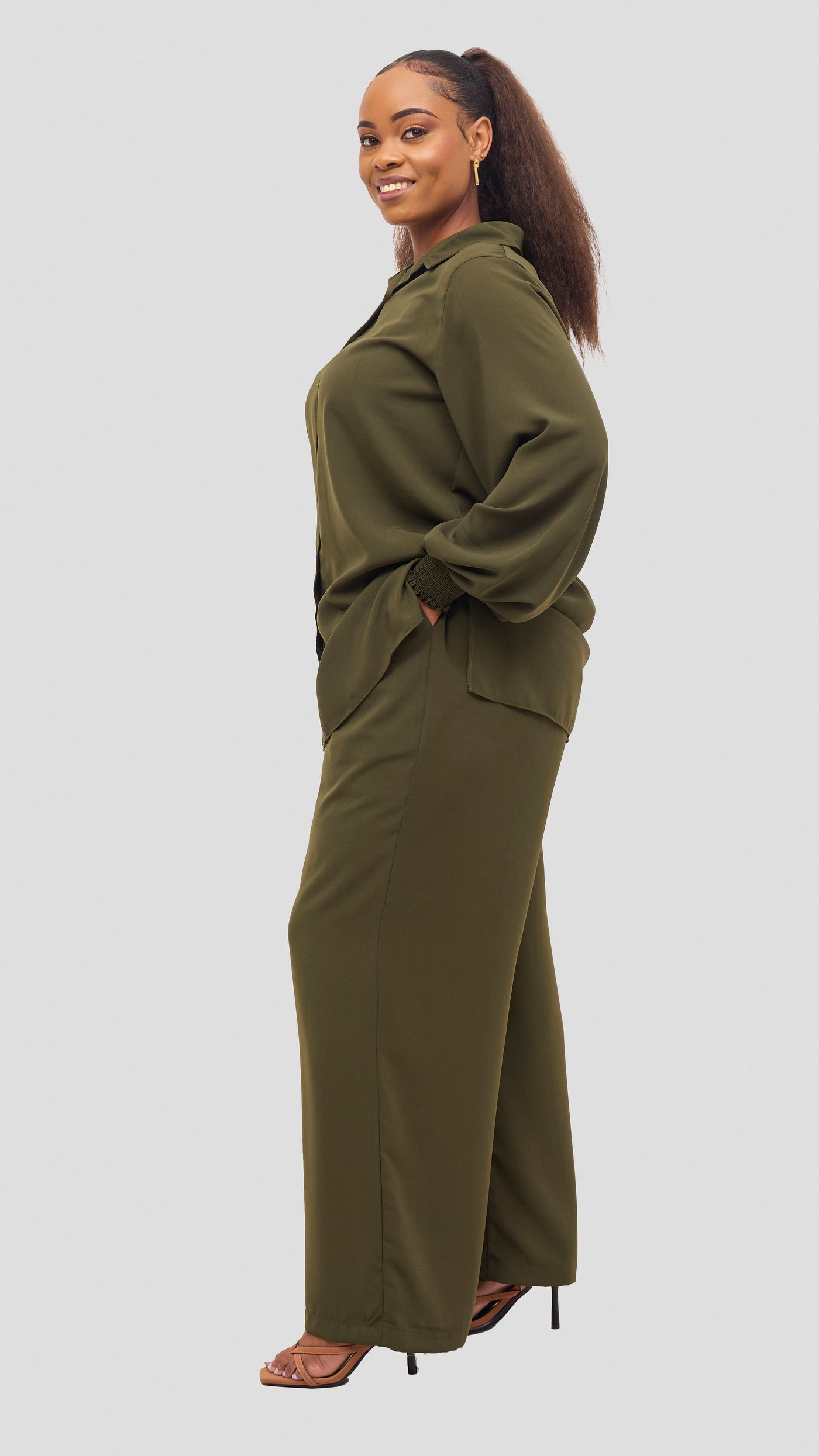Vivo Wastani Drawstring Pants - Hunters