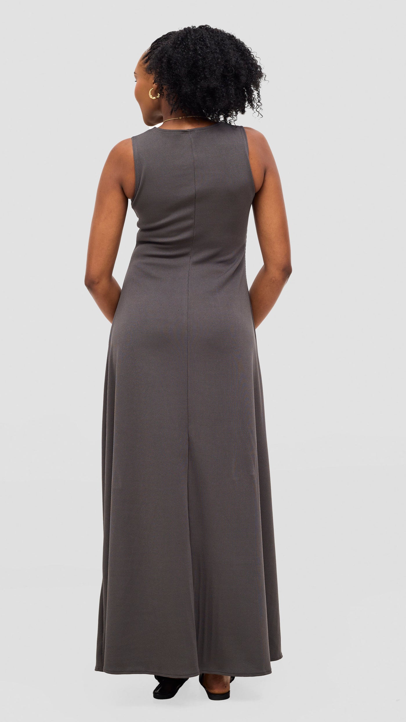 Vivo  Tanda A-Line Maxi Dress - Grey
