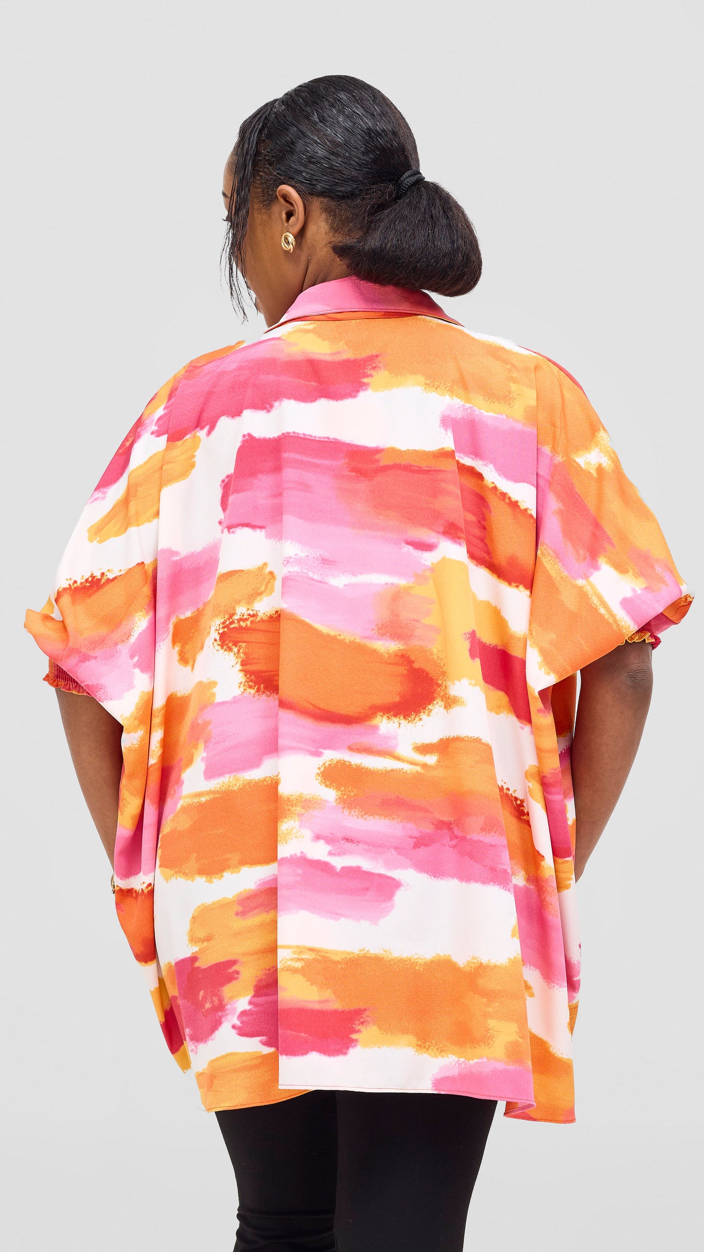 Vivo Sanali Loose Top - Orange /Pink