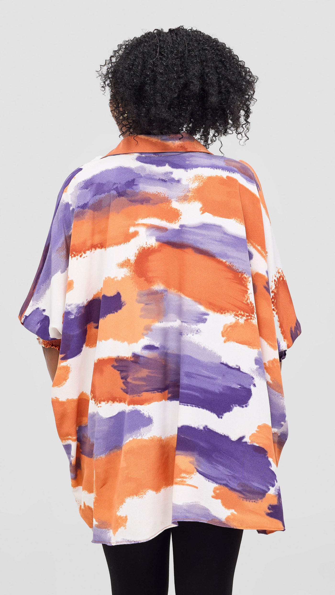 Vivo Sanali Loose Top - Purple / Peach