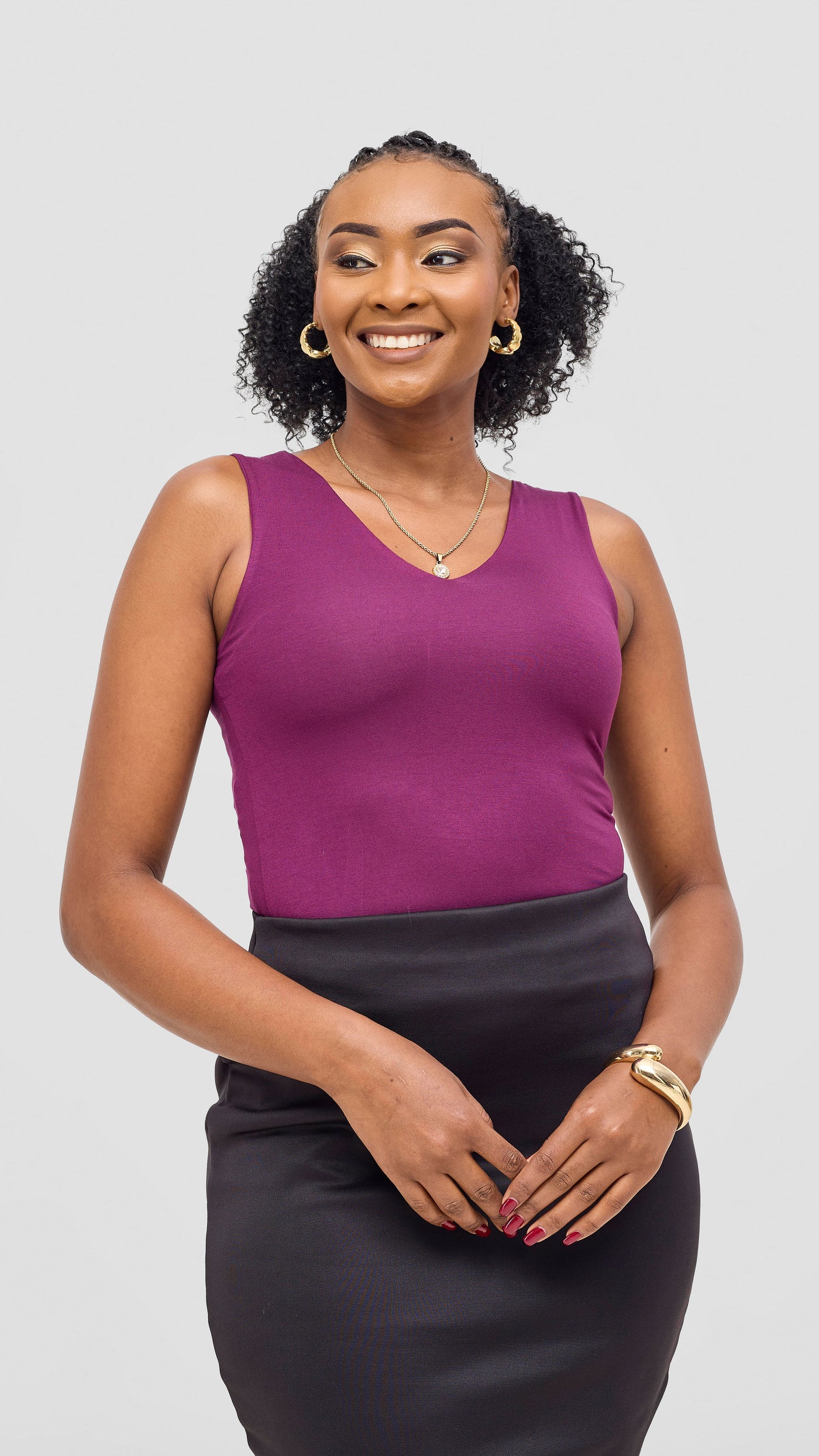 Vivo Iyana Tank Top - Dark Purple