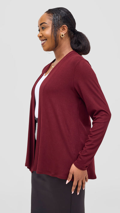 Vivo Everyday Short Waterfall - Dark Maroon