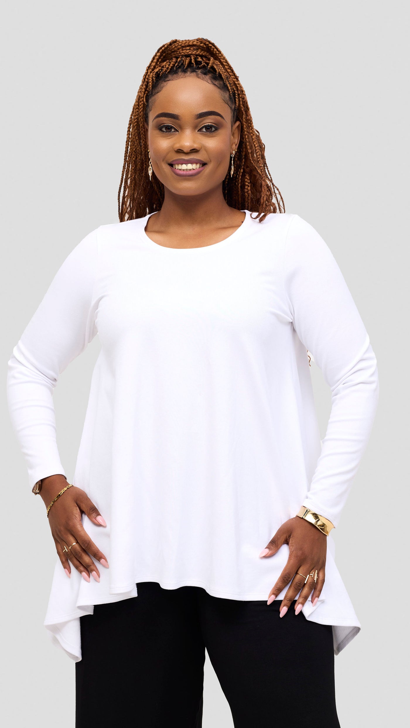Vivo Tanda Loose Sweater - White