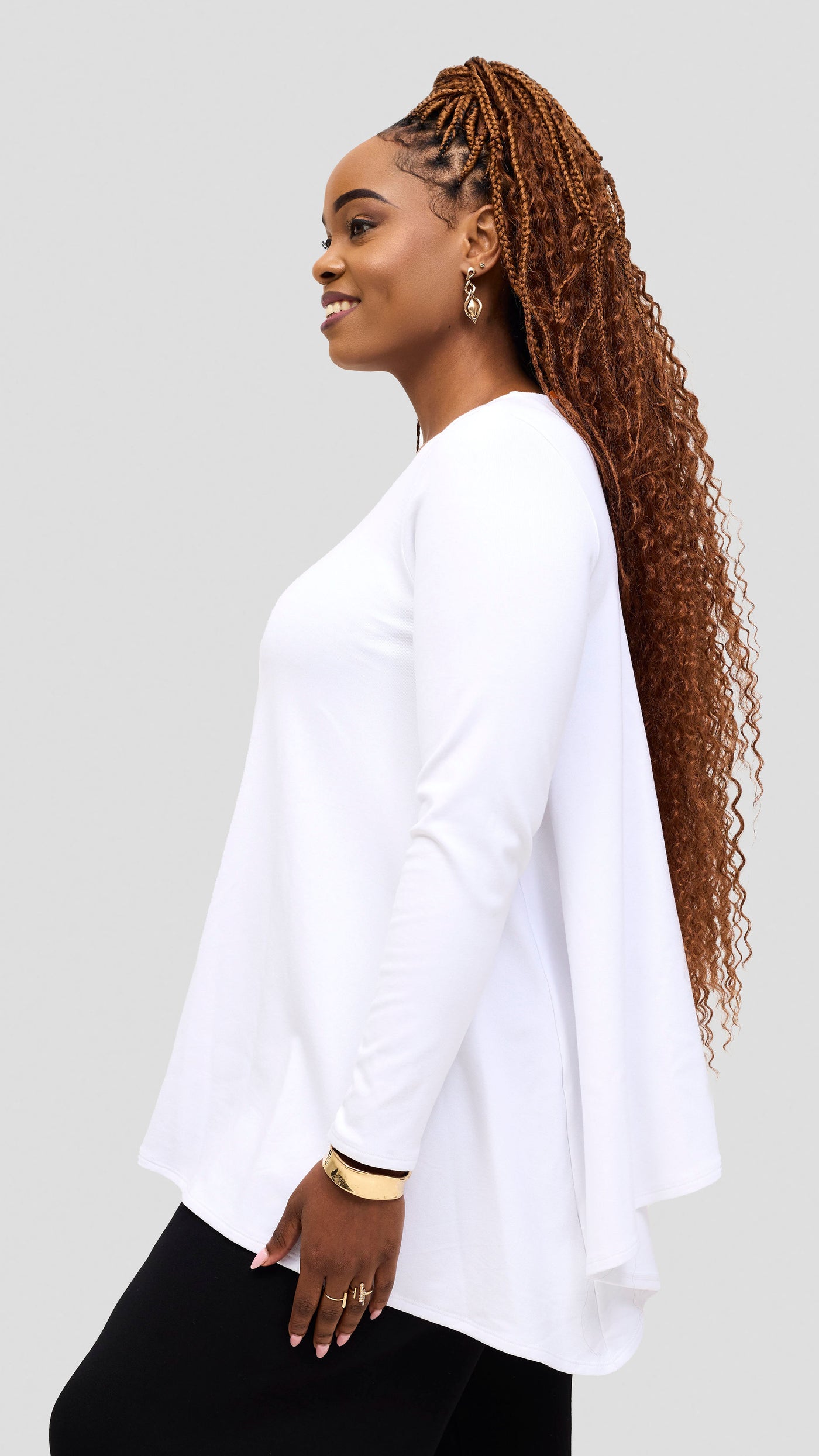 Vivo Tanda Loose Sweater - White