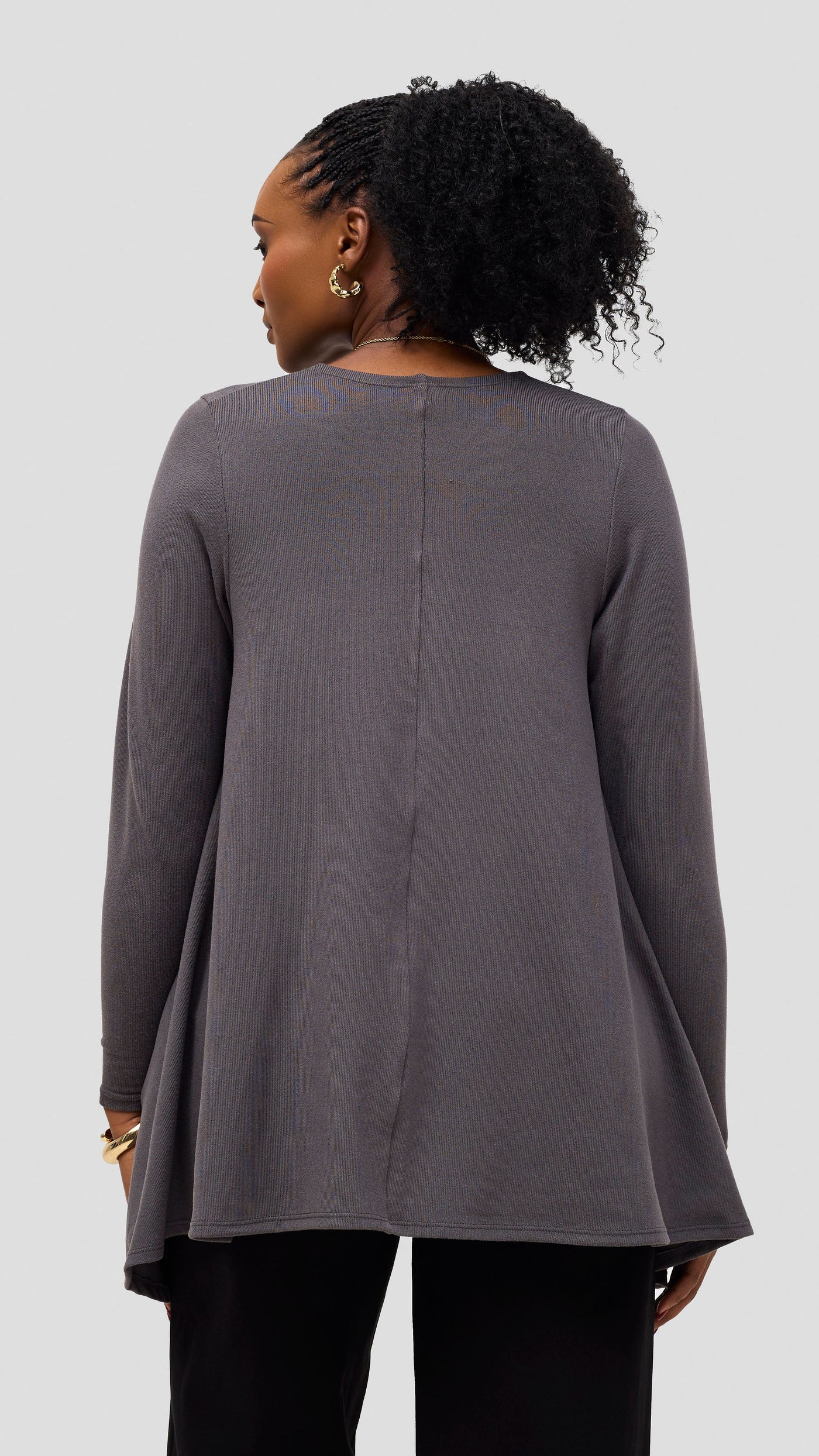 Vivo Tanda Loose Sweater - Dark Grey