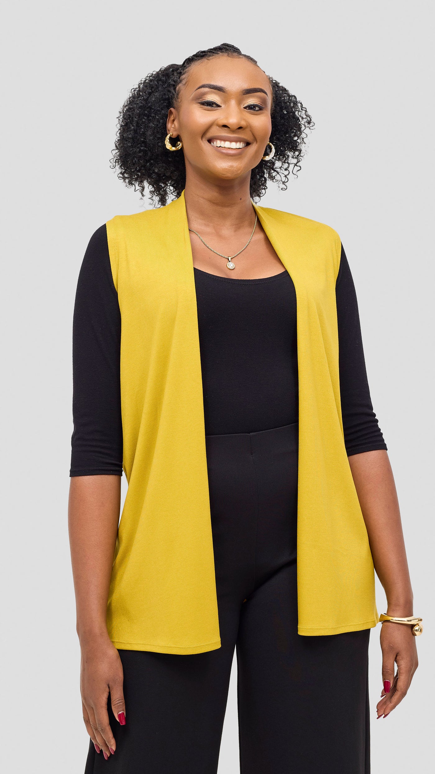 Vivo Everyday Sleeveless Jersey Waterfall - Light Olive