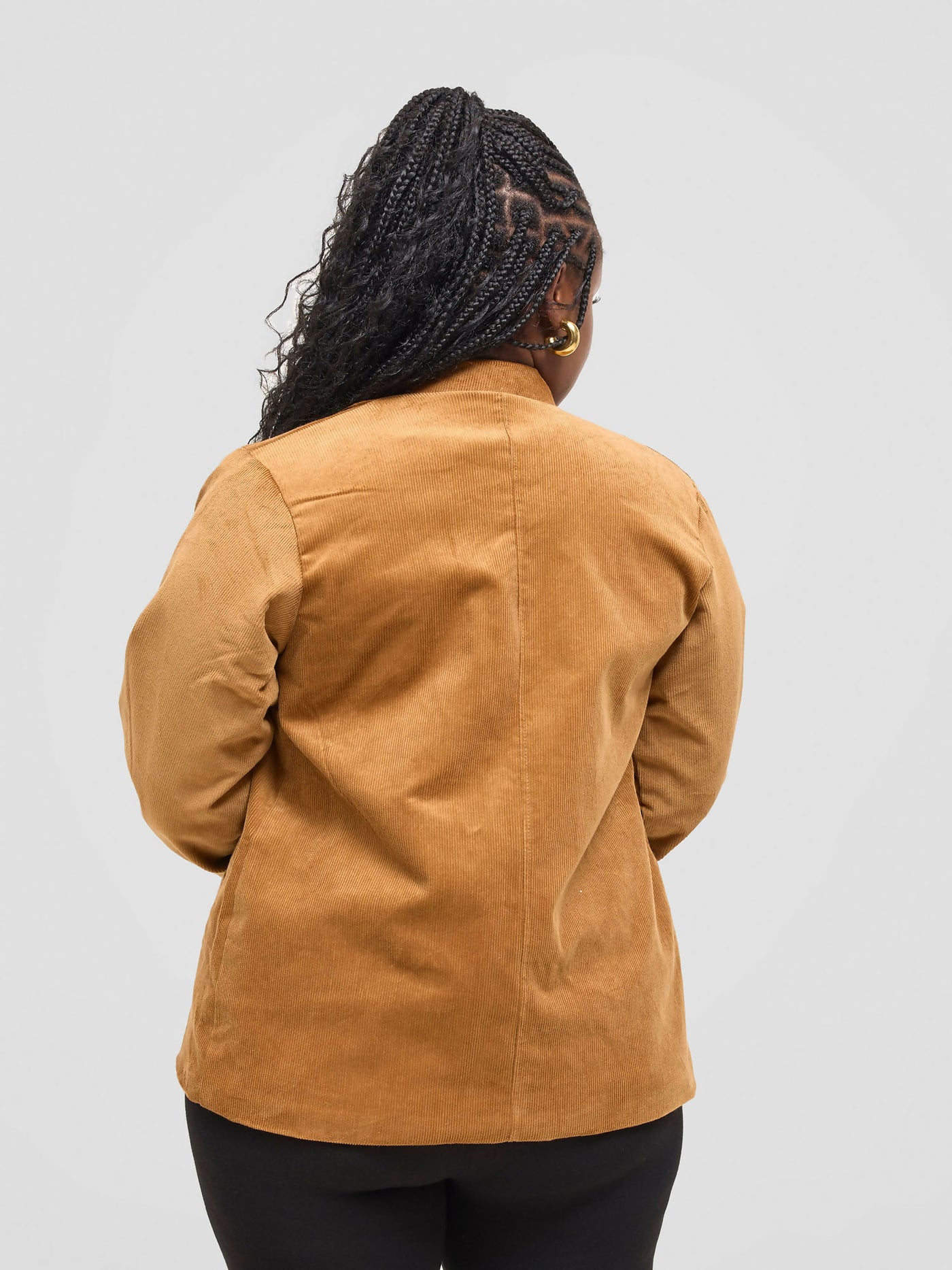 Rafiki Threads Sayar Jacket - Brown - Shopzetu