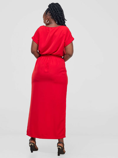 Salok Havilah Wear Cara Skirt Set - Red
