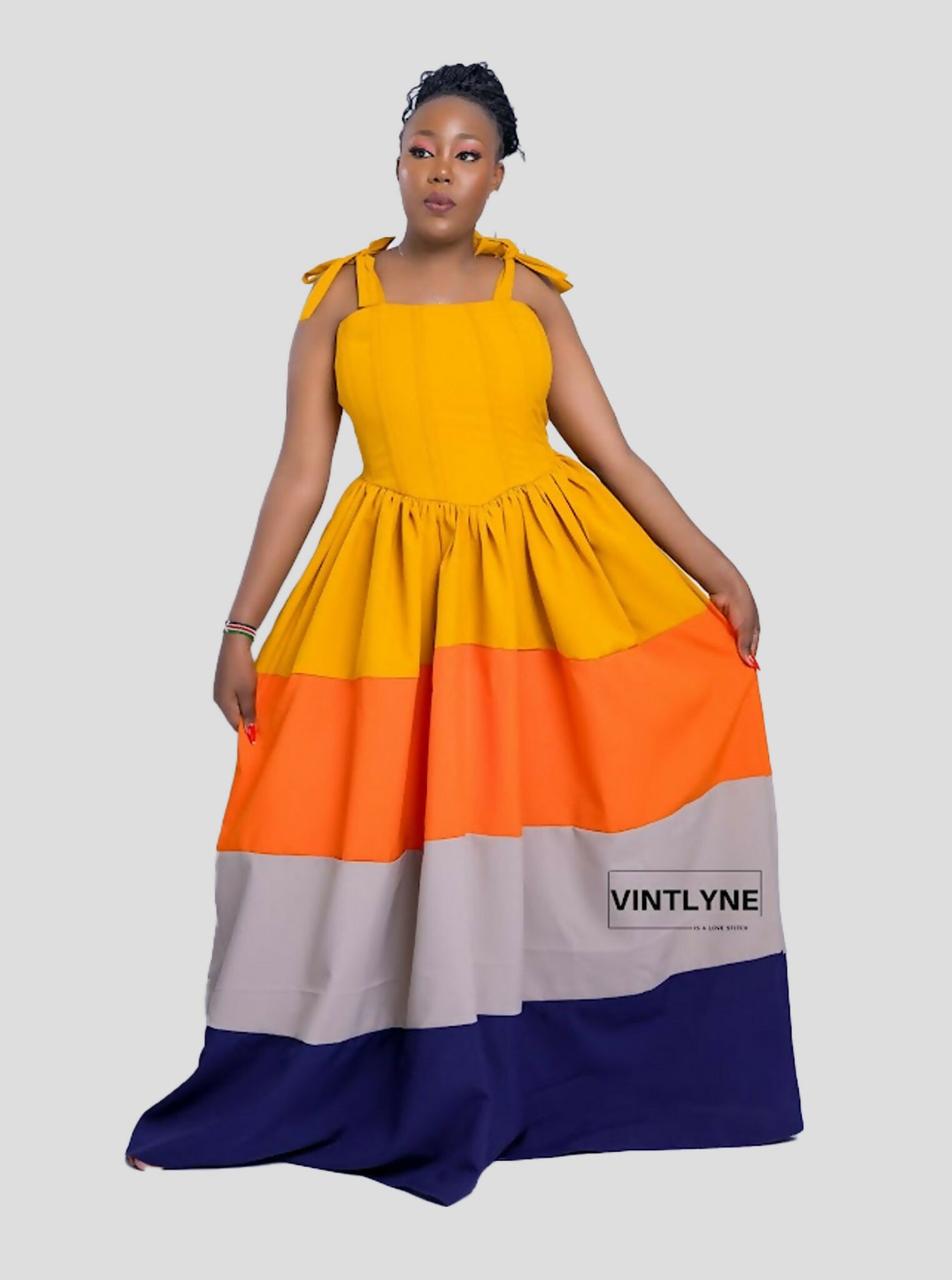 Vintlyne Maya Sunny Dress - Multicolored