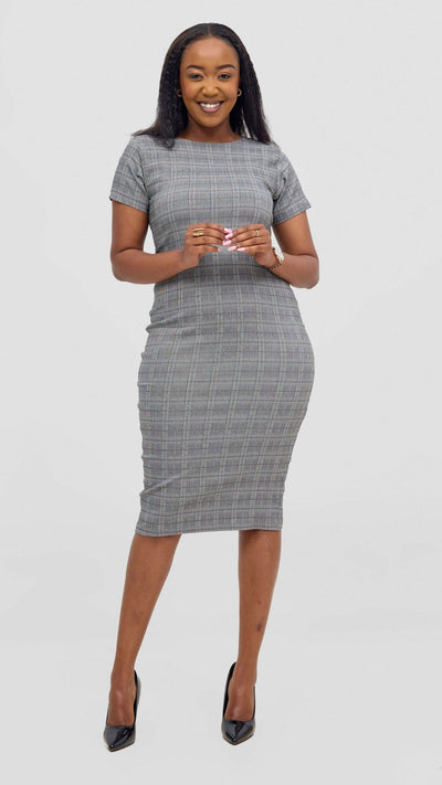 Kakiba Collections Straight Betty Official Dress - Beige - Shopzetu