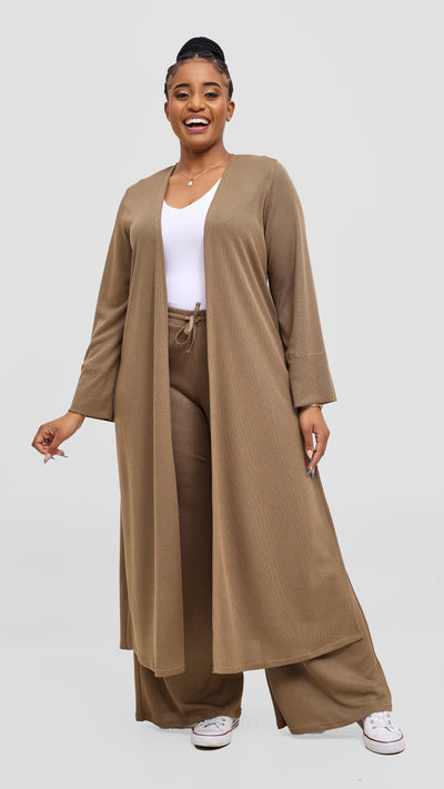 Vivo Ria Pants & Waterfall Set - Taupe