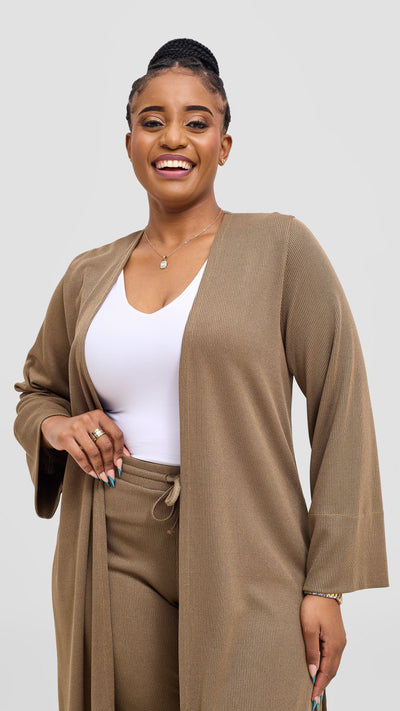 Vivo Ria Pants & Waterfall Set - Taupe