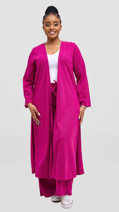 Vivo Ria Pants & Waterfall Set - Fuschia