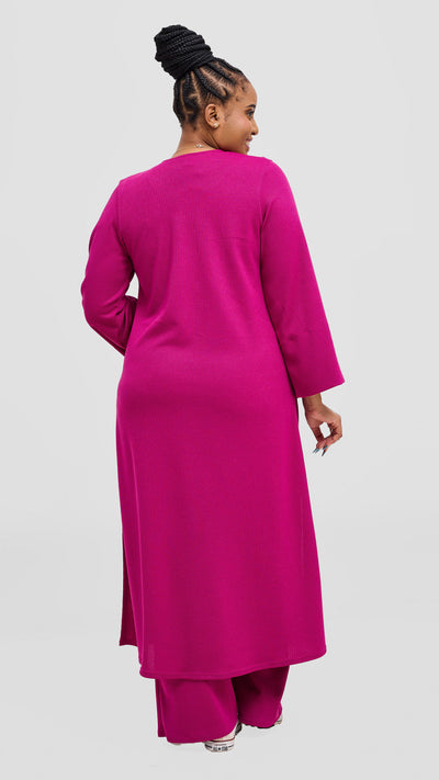 Vivo Ria Pants & Waterfall Set - Fuschia