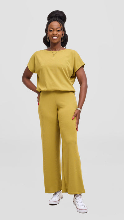Vivo Safa Drop Shoulder Top - Olive