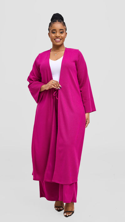 Vivo Ria Pants & Waterfall Set - Fuschia