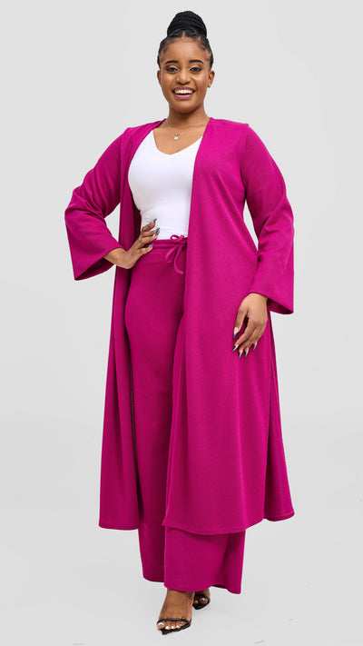 Vivo Ria Pants & Waterfall Set - Fuschia