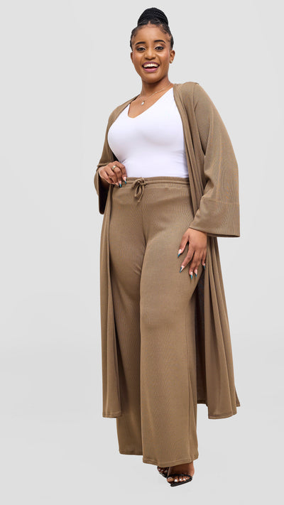 Vivo Ria Pants & Waterfall Set - Taupe