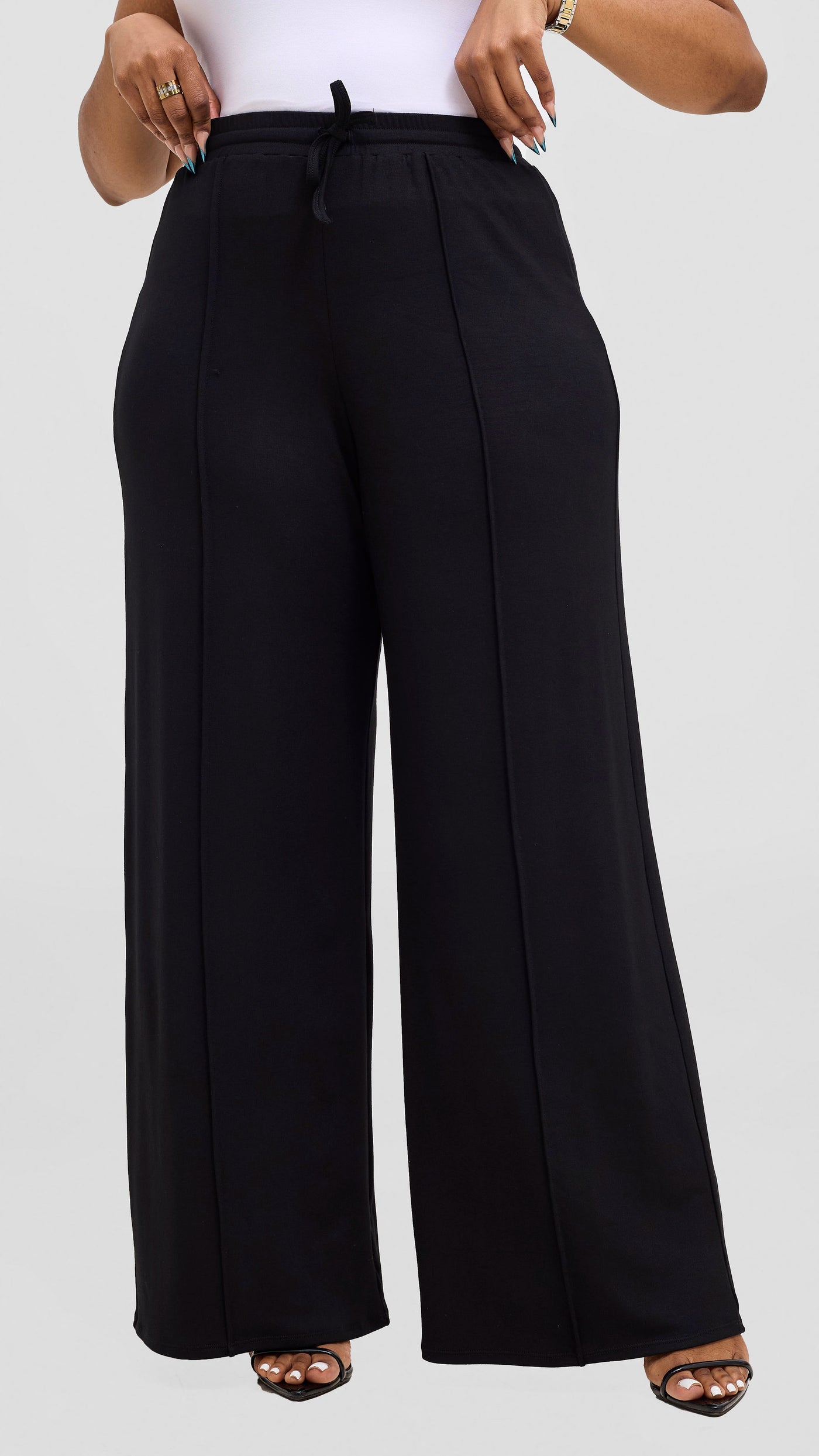 Vivo Ria Panelled Pants - Black