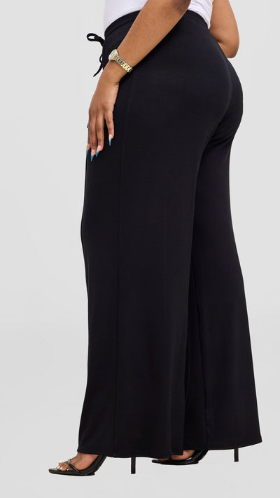 Vivo Ria Panelled Pants - Black