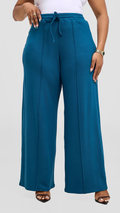 Vivo Ria Panelled Pants - Teal